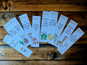 könyvjelzők kisebbeknek - motivációs ❤️